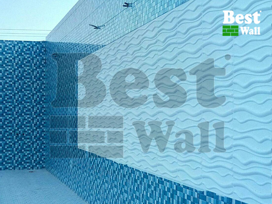 طراحی استخر با دیوارپوش ضد آب طرح آرام