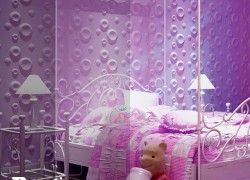 دکوراسیون زیبای دیوار اتاق خواب کودک